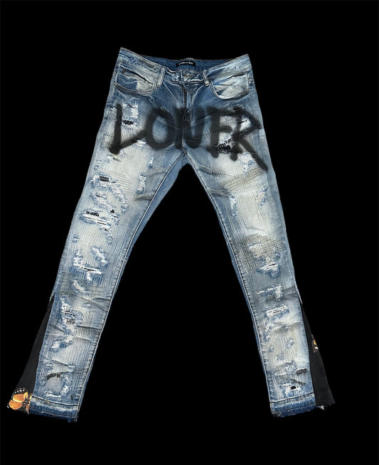 1 0f 1 Loner Denim Flares